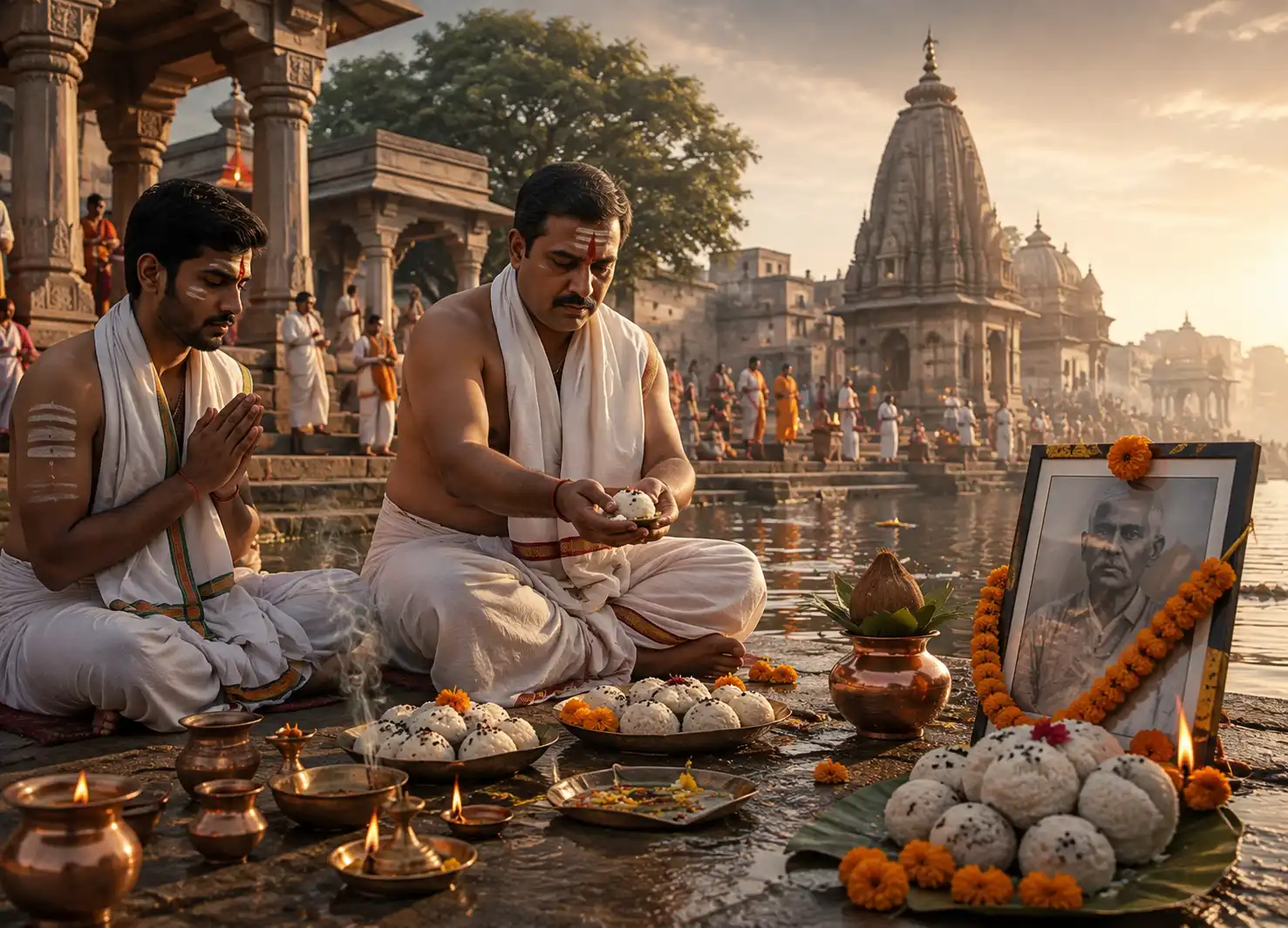Pind Daan Puja at Gayaji